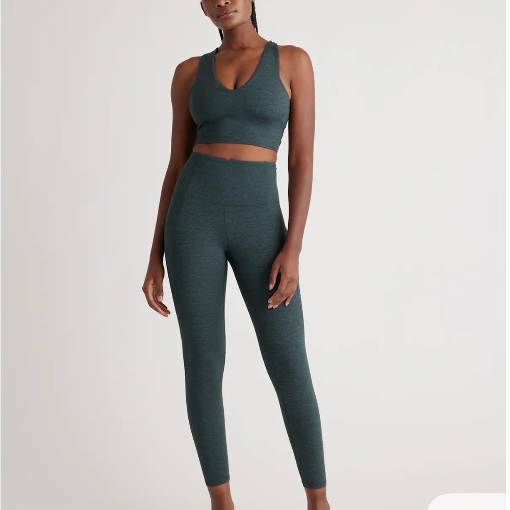 Quince Green Leggings